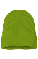 Sustainable Fine Rib Knit Beanie
