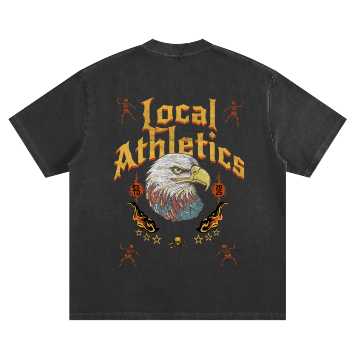 Heavyweight T-Shirt - Eagle Graphic Print