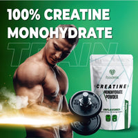 Pure Creatine Monohydrate Powder 300 Grams Unflavoured Micronised, 100 Servings, 3.3 + Months Pre Workout or Post Recovery Powder Muscle Growth Supplements Gym for Men & Women Vegan Scoop Included