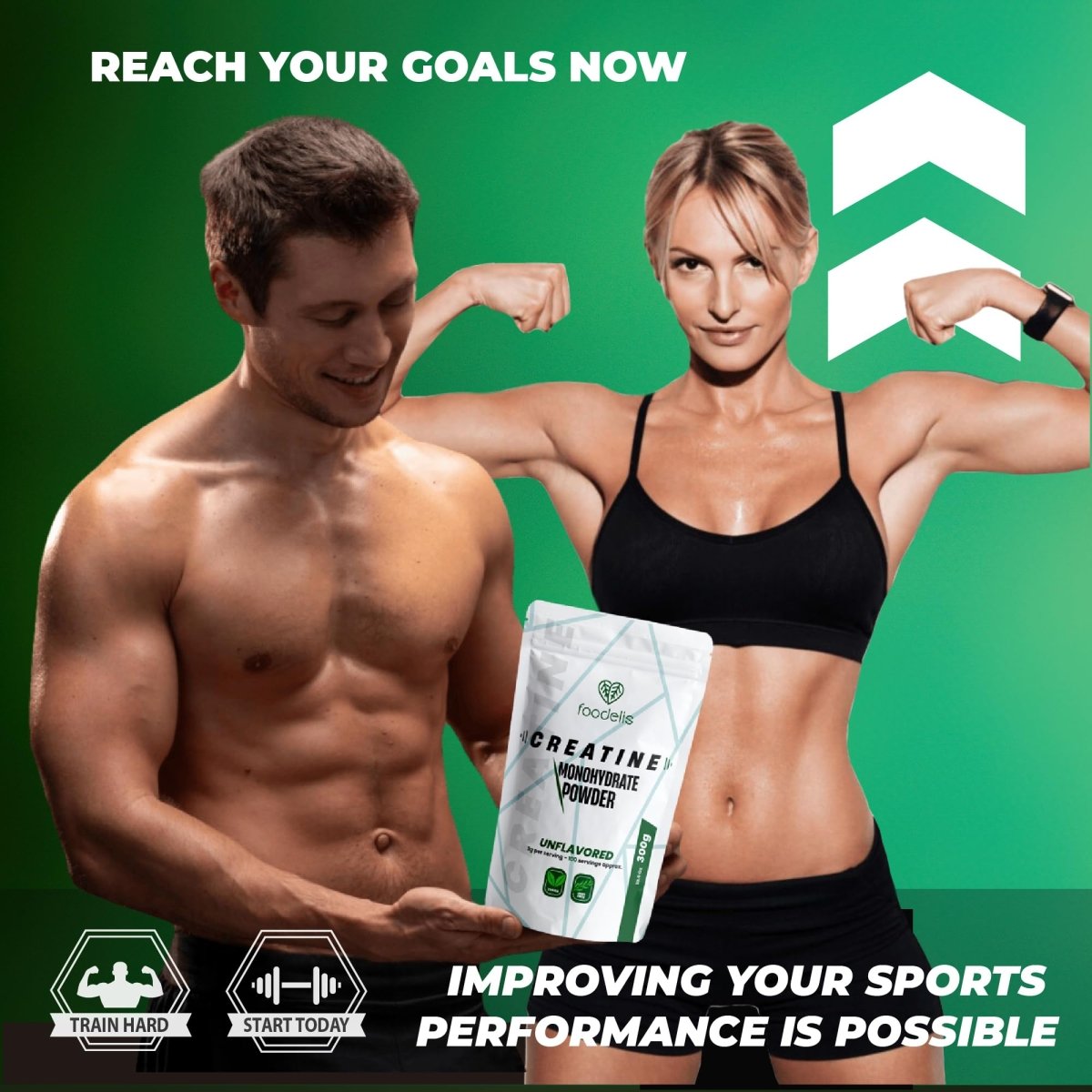 Pure Creatine Monohydrate Powder 300 Grams Unflavoured Micronised, 100 Servings, 3.3 + Months Pre Workout or Post Recovery Powder Muscle Growth Supplements Gym for Men & Women Vegan Scoop Included