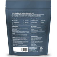 Creatine Monohydrate Powder | 100% Pure Micronised Creatine Monohydrate | Easily Dissolves | Unflavoured | Vegan | Lab-Tested | 60 Servings | Free Soul