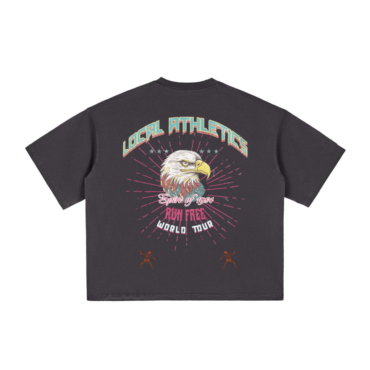 Vintage Washed Boxy T-Shirt (Black)