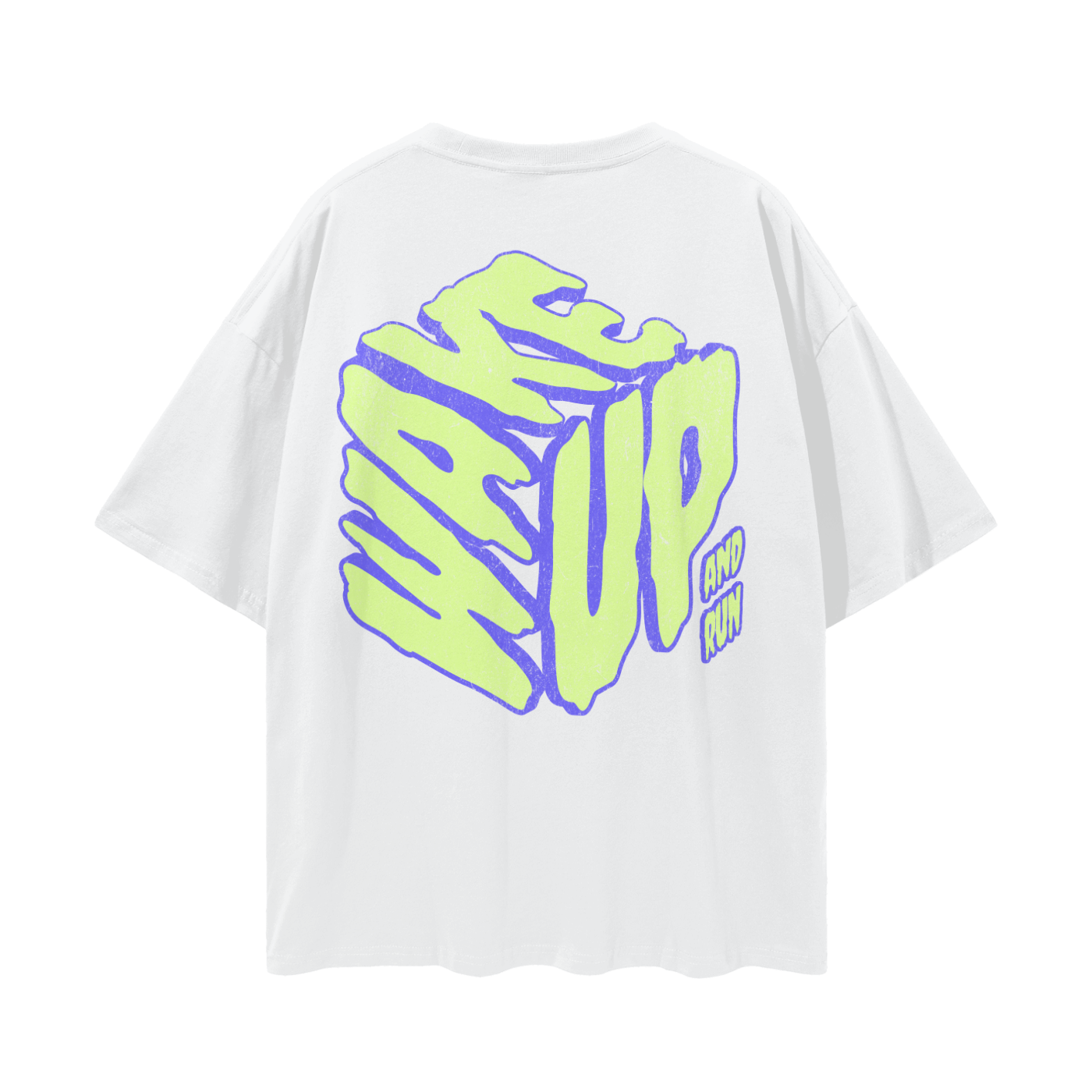 'Wake Up And Run' T-Shirt 'Raife'