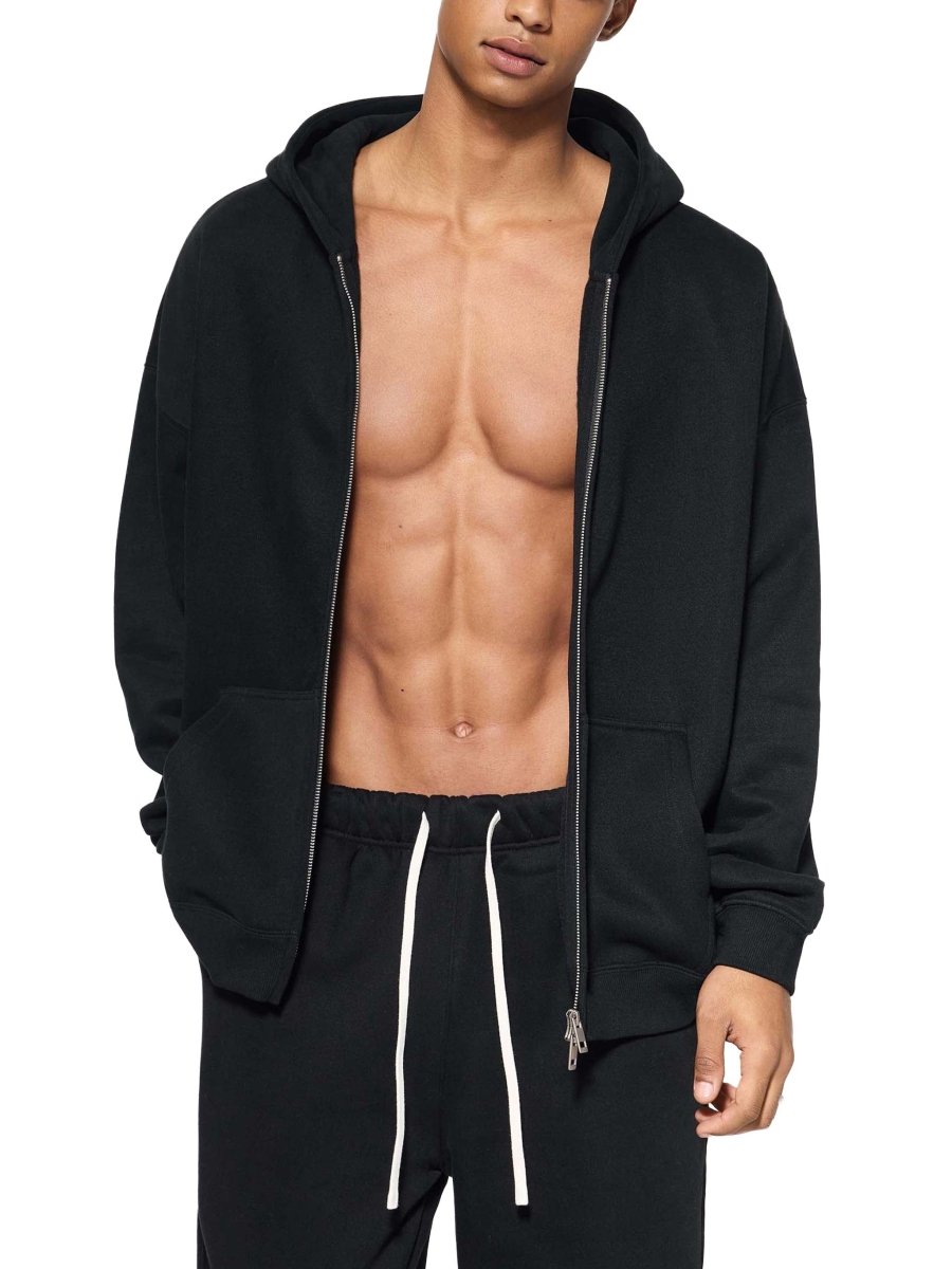 Fleece Zip-Through Hoodie 'Guy'